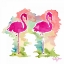 Picture of SUNSET FLAMINGO PAIR