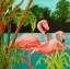 Picture of HOT TROPICAL FLAMINGO II
