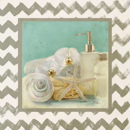 Picture of SILVER CHEVRON BATH II