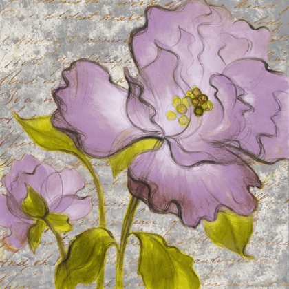 Picture of PURPLE FLORALS I