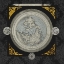 Picture of GOLD DAMASK MAP I