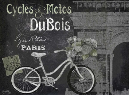 Picture of PARIS BIKE ON CHALK BORDER II