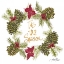 Picture of PINE CONE CHRISTMAS WREATH I