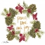 Picture of PINE CONE CHRISTMAS WREATH IV