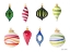 Picture of CHRISTMAS ORNAMENTS WATERCOLOR I