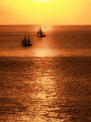 Picture of SAILBOAT AT SUNSET I