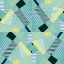 Picture of GEO STRIPES IN PALE TEAL