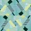 Picture of GEO STRIPES IN PALE TEAL