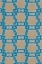 Picture of TAN AND BLUE FLORAL PATTERN I