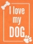 Picture of LOVE MY DOG ORANGE