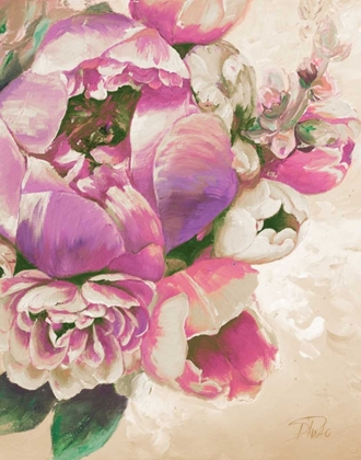 Picture of BEAUTIFUL BOUQUET OF PEONIES IN PINK I