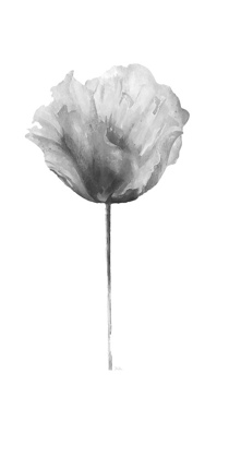 Picture of FLOWER IN GRAY PANEL II