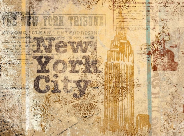 Picture of NEW YORK POSTCARD BORDER