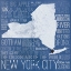Picture of NEW YORK MAP BORDER