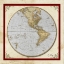 Picture of RED AND CREAM MAP I