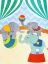 Picture of ELEPHANTS AND SEALS CENTER STAGE I