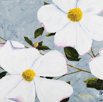 Picture of WHITE FLORAL I