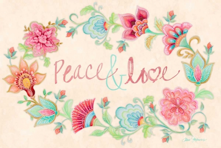 Picture of PEACE AND LOVE WREATH