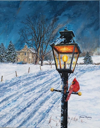 Picture of WINTERBERRY LAMPPOST
