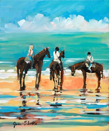 Picture of HORSES ON THE BEACH