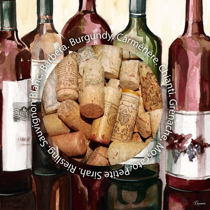 Picture of BANDG BOTTLES WITH CORKS II