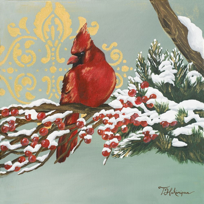 Picture of WINTER RED BIRD I