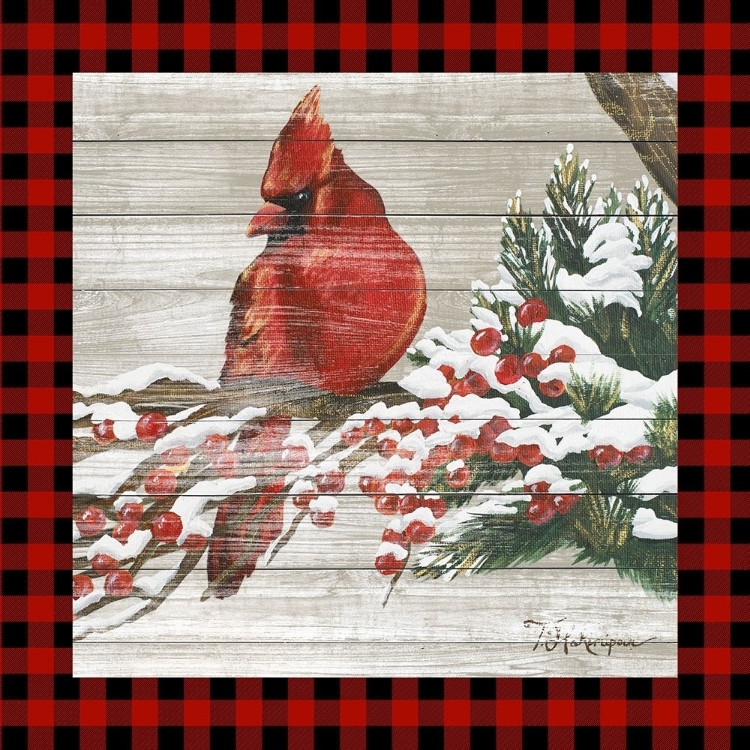 Picture of WINTER RED BIRD III