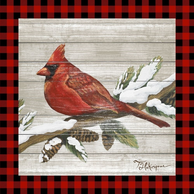 Picture of WINTER RED BIRD IV