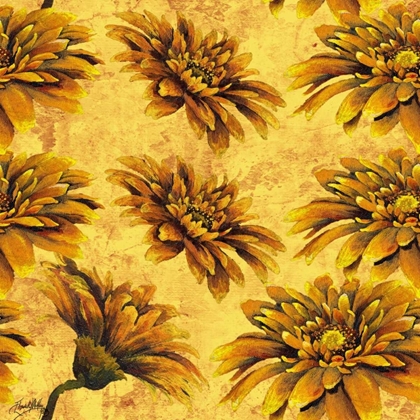 Picture of YELLOW FLORAL PATTERN I