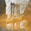 Picture of NY GOLD BRIDGE AT DUSK II