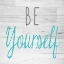Picture of BE YOURSELF SQUARE