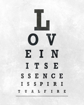 Picture of EYE CHART TYPOGRAPHY I