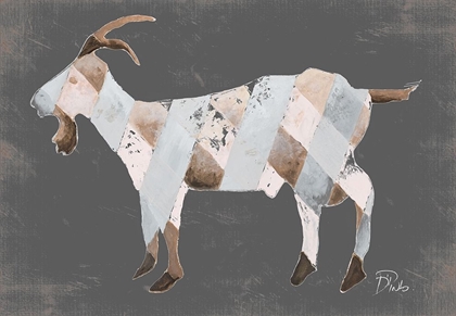 Picture of RUSTIC PLAID GOAT