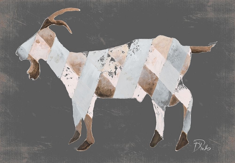 Picture of RUSTIC PLAID GOAT