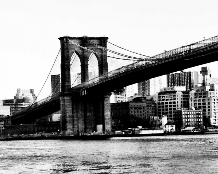 Picture of BRIDGE OF BROOKLYN BW