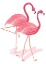 Picture of FLAMINGO WALK WATERCOLOR I