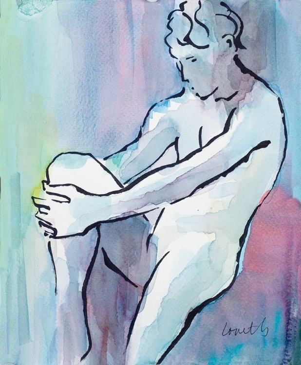 Picture of SEATED MALE FIGURE