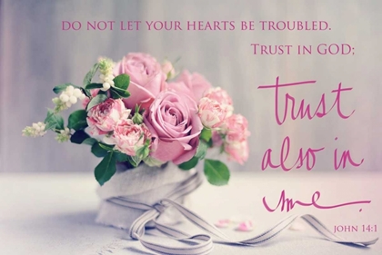 Picture of DO NOT LET YOUR HEARTS BE TROUBLED
