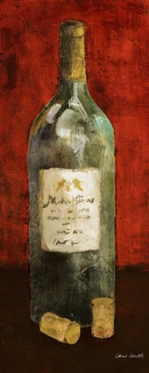 Picture of RED WINE AND CORK II (RED BACKGROUND)