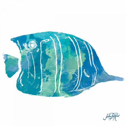 Picture of WATERCOLOR FISH IN TEAL III