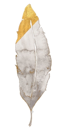 Picture of GRAY AND GOLD FEATHER