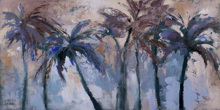 Picture of ISLAND MIDNIGHT PALMS
