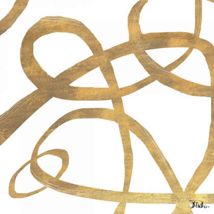 Picture of GOLDEN SWIRLS SQUARE BORDER II