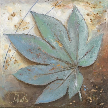Picture of TURQUOISE LEAF I