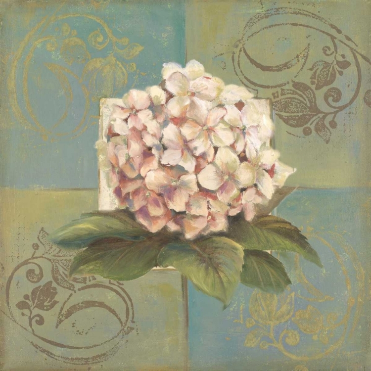 Picture of HYDRANGEAS ON GREEN II