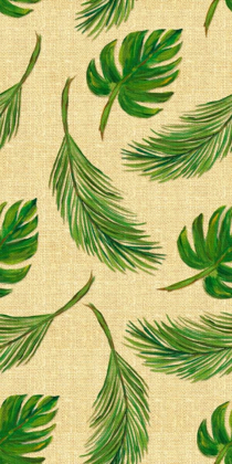 Picture of PALMS ON LINEN PATTERN