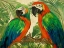 Picture of ISLAND BIRDS ON BURLAP