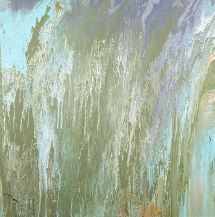 Picture of FOREST GREEN FALL ABSTRACT