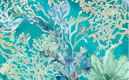 Picture of UNDER THE SEA PLANTS BLUE
