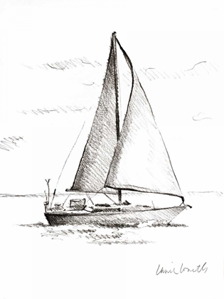 Picture of COASTAL BOAT SKETCH I